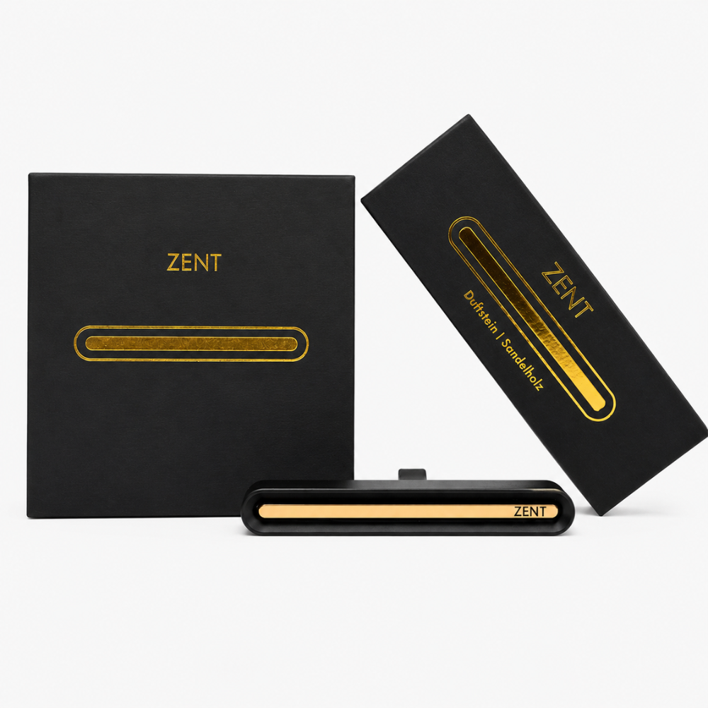 ZENT Autoduft Set | 1 Auto Diffusor + 2 Duftsteine | Edles Interieur Upgrade